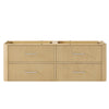 Custom image for Scandinavian Oak with Brushed Nickel Trim / No Mirror