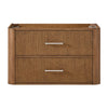 Custom image for Toasted Walnut with Brushed Nickel Trim / No Mirror