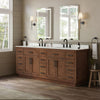 Custom image for Dark Oak with Matte Black Trim / Carrara Cultured Marble / No Mirror