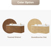 Custom image for Scandinavian Oak with Matte Black Trim / No Mirror