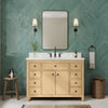 Custom image for Scandinavian Oak with Matte Black Trim / Giotto Quartz / No Mirror