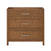 Custom image for Toasted Walnut with Brushed Nickel Trim / No Mirror