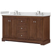 Custom image for Dark Walnut with Polished Chrome Trim / Giotto Quartz / No Mirror