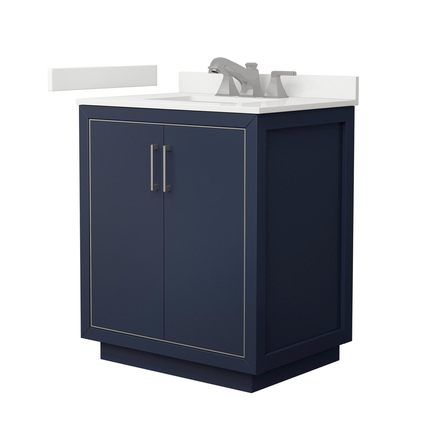 Icon Bathroom Vanity with Countertop 30 inch Single Sink 3-hole Faucet Setup