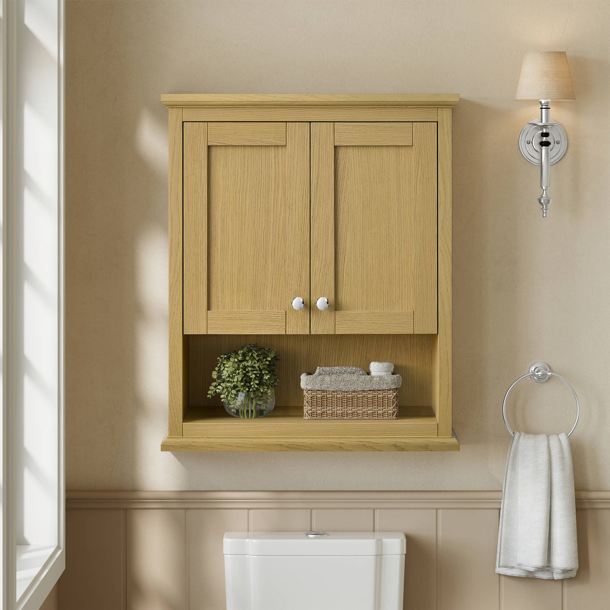 Avery Over the Toilet Storage Wall Cabinet