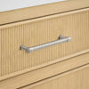 Custom image for Scandinavian Oak with Brushed Nickel Trim / White Quartz / No Mirror