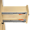 Custom image for Scandinavian Oak with Matte Black Trim / No Mirror