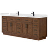 Custom image for Dark Oak with Matte Black Trim / Giotto Quartz / No Mirror