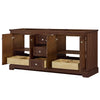 Custom image for Dark Walnut with Polished Chrome Trim / No Mirror