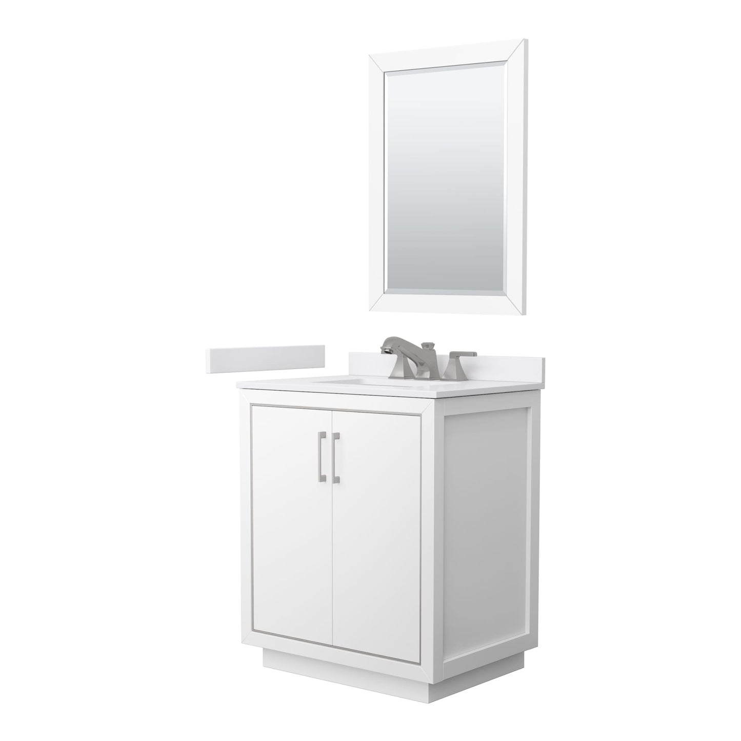 Icon Bathroom Vanity with Countertop 30 inch Single Sink 3-hole Faucet Setup