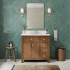 Custom image for Toasted Walnut with Brushed Nickel Trim / Giotto Quartz / No Mirror