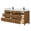 Custom image for Toasted Walnut with Matte Black Trim / Giotto Quartz / No Mirror