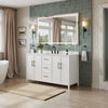 Custom image for White with Matte Black Trim / White Quartz / No Mirror