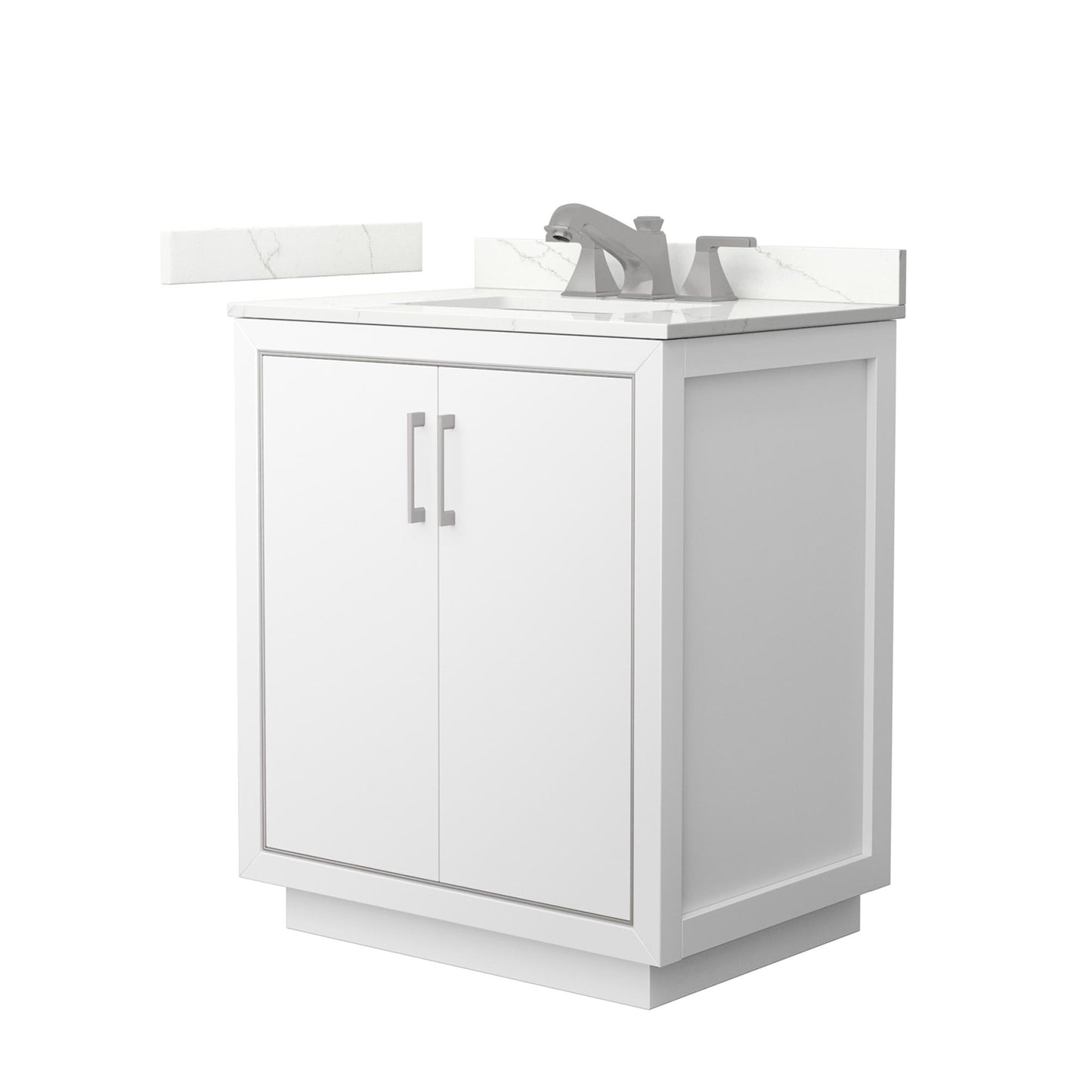 Icon Bathroom Vanity with Countertop 30 inch Single Sink 3-hole Faucet Setup