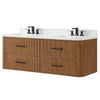 Custom image for Toasted Walnut with Matte Black Trim / Giotto Quartz / No Mirror