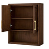 Custom image for Dark Walnut with Brushed Gold Trim
