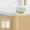 Custom image for Scandinavian Oak with Brushed Nickel Trim / No Mirror