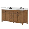 Custom image for Toasted Walnut with Matte Black Trim / Giotto Quartz / No Mirror