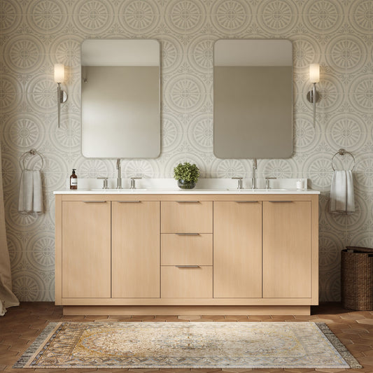 Maroni Bathroom Vanity Cabinet 72 inch Double Sink