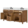 Custom image for Toasted Walnut with Matte Black Trim / Giotto Quartz / No Mirror