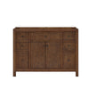 Custom image for Dark Walnut with Matte Black Trim / No Mirror