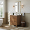 Custom image for Toasted Walnut with Satin Bronze Trim / Giotto Quartz / No Mirror