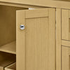 Custom image for Honey Oak with Brushed Gold Trim / No Mirror