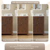Custom image for Dark Walnut with Brushed Nickel Trim / No Mirror