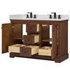 Custom image for Dark Walnut with Matte Black Trim / Giotto Quartz / No Mirror