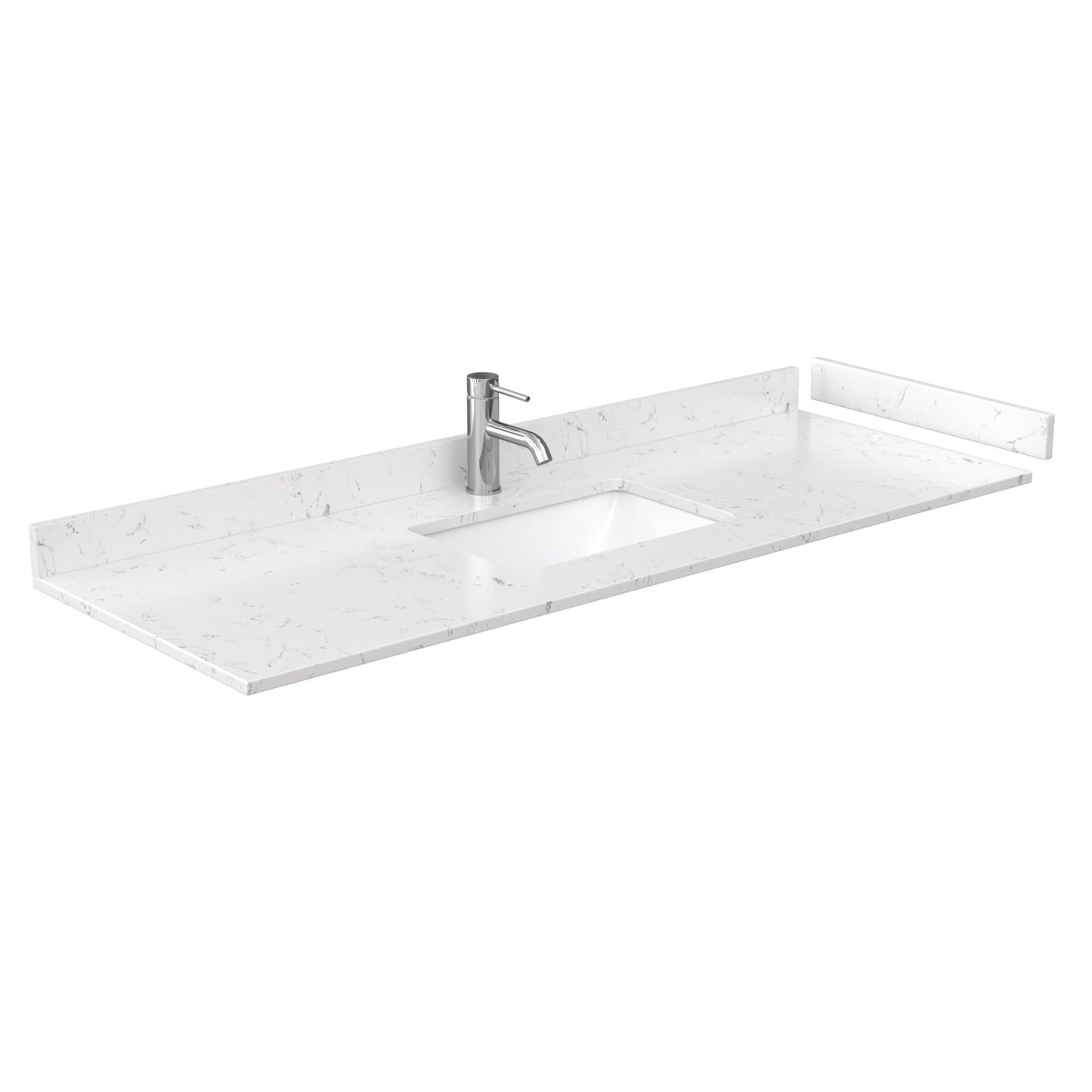Countertop with Undermount Sink 60 inch Single hole