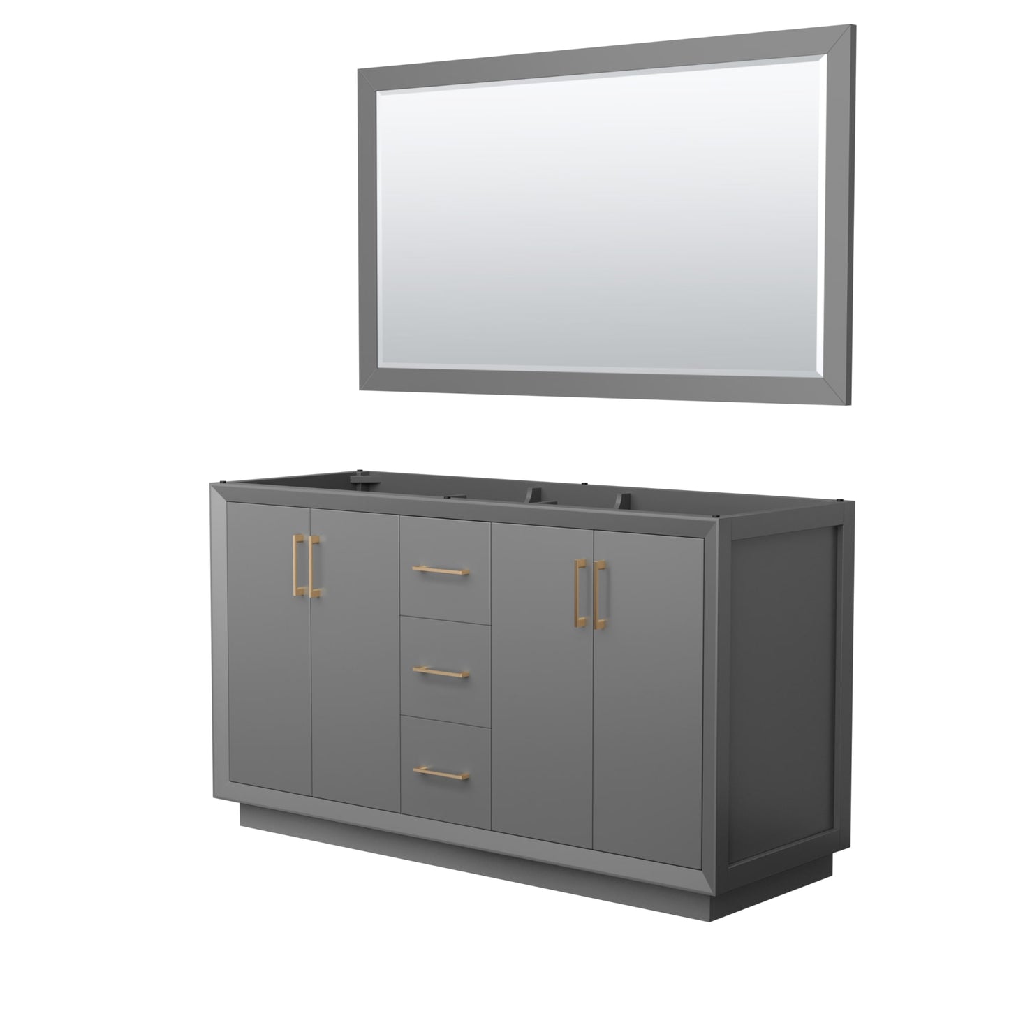 Strada Bathroom Vanity Cabinet 60 inch Double Sink