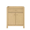 Custom image for Scandinavian Oak with Satin Bronze Trim / No Mirror