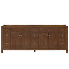 Custom image for Dark Walnut with Brushed Nickel Trim / No Mirror