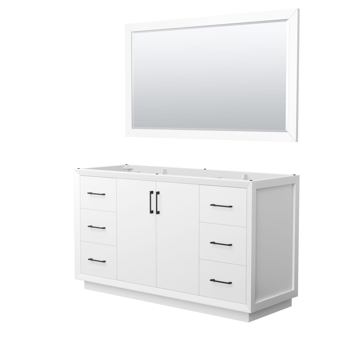 Strada Bathroom Vanity Cabinet 60 inch Single Sink