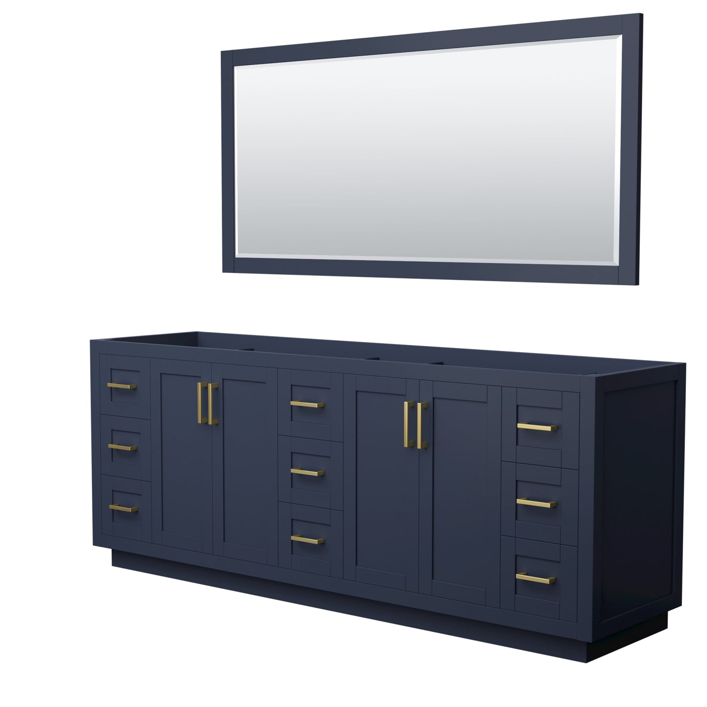 Miranda Bathroom Vanity Cabinet 84 inch Double Sink