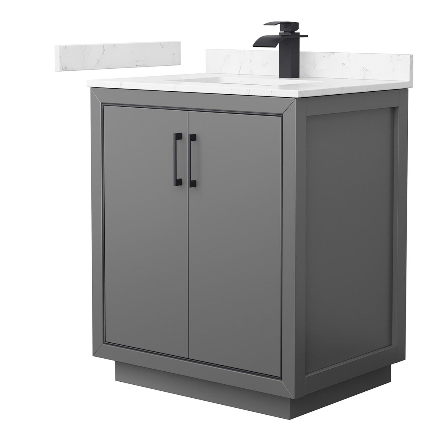 Icon Bathroom Vanity with Countertop 30 inch Single Sink Single hole Faucet Setup