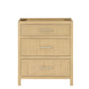 Custom image for Scandinavian Oak with Brushed Nickel Trim / No Mirror