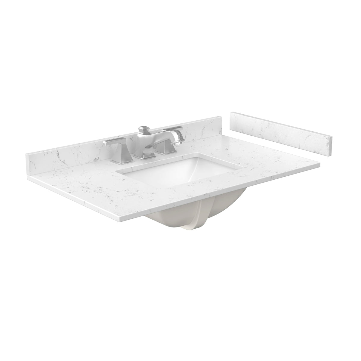 Countertop with Undermount Sink 36 inch 3-hole