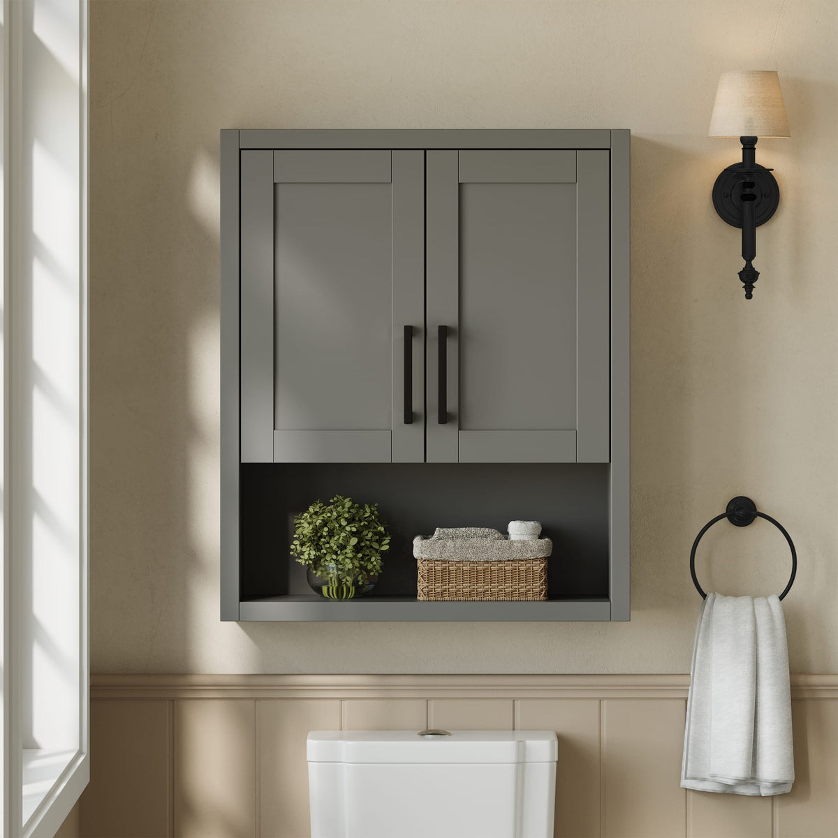 Beckett Over the Toilet Storage Wall Cabinet