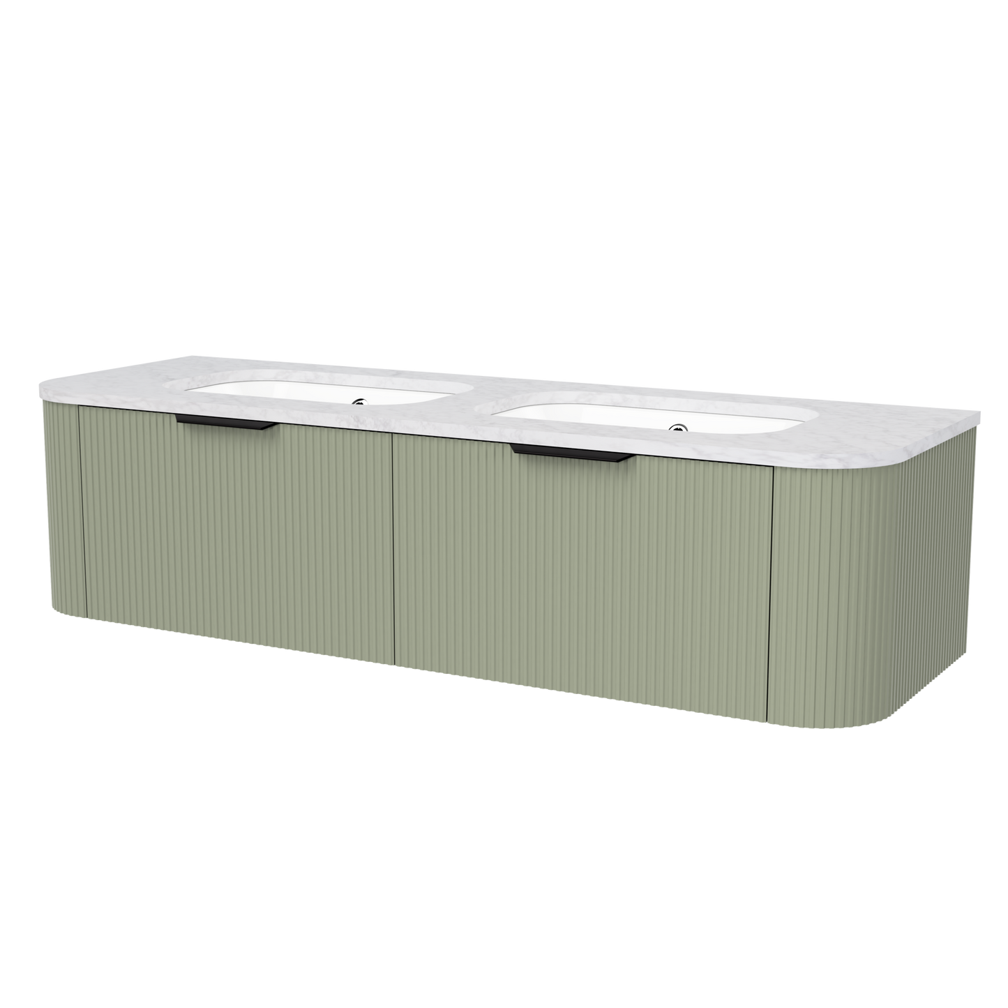 Adelaide Wall Mount Double Vanity 60 Inch