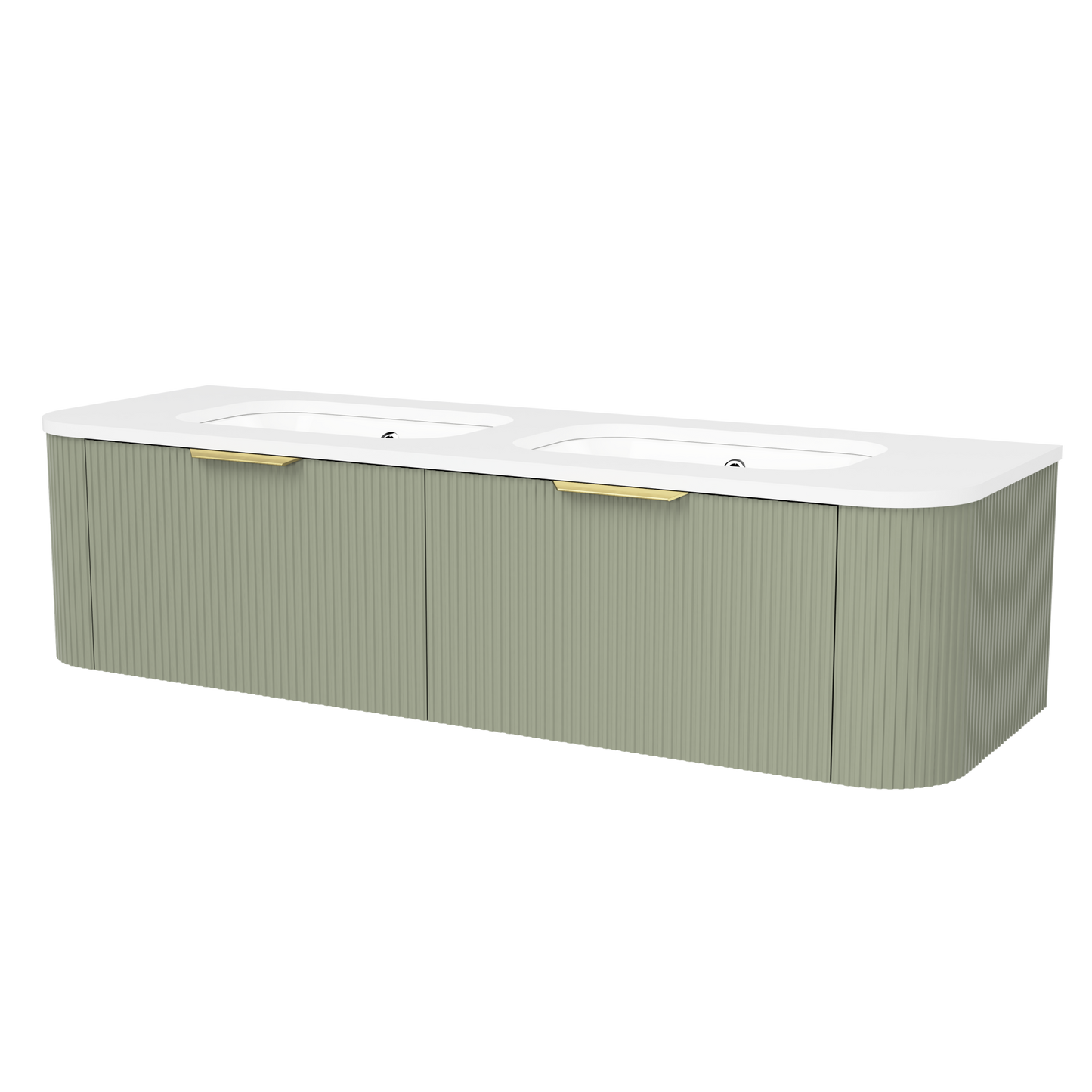 Adelaide Wall Mount Double Vanity 60 Inch