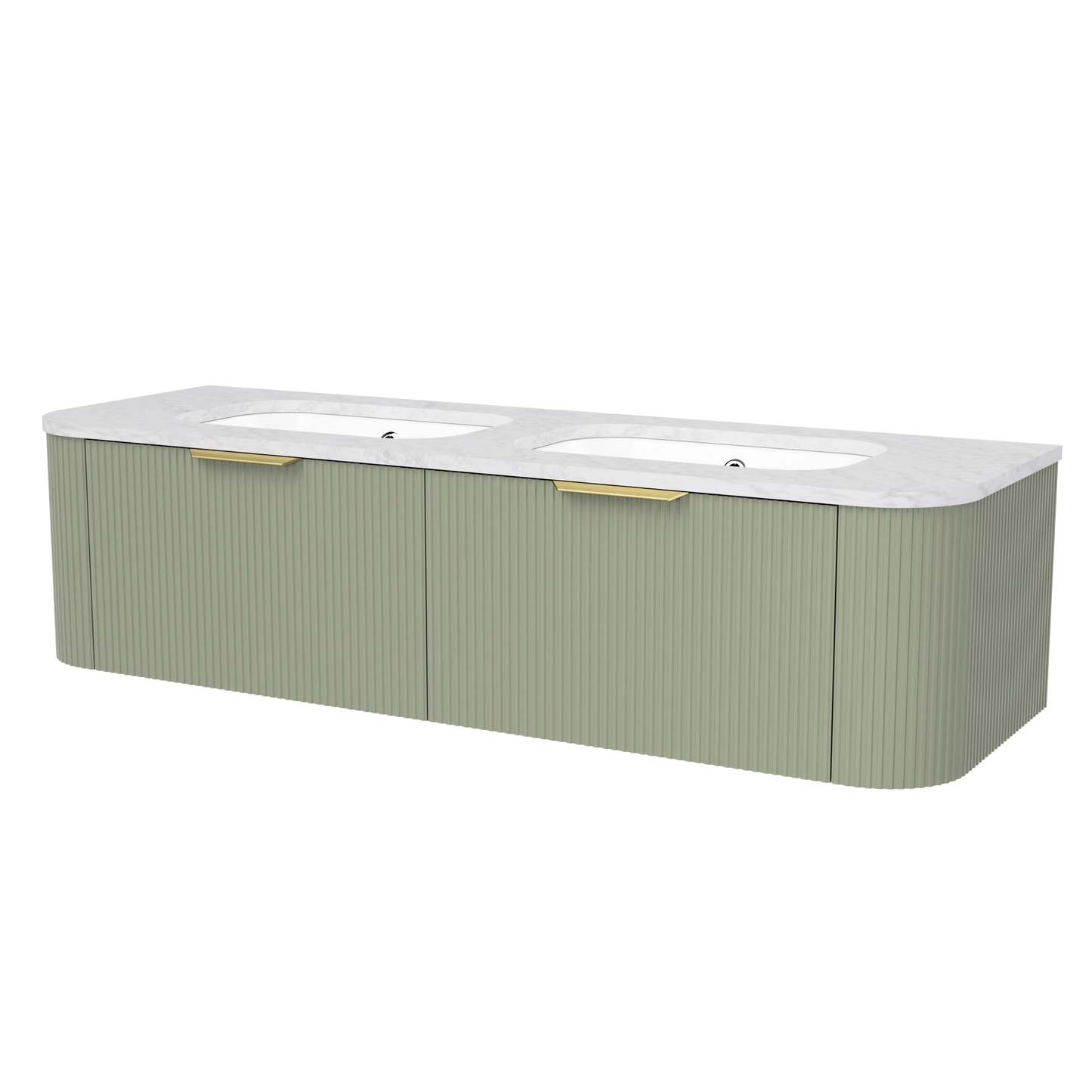 Adelaide Wall Mount Double Vanity 60 Inch