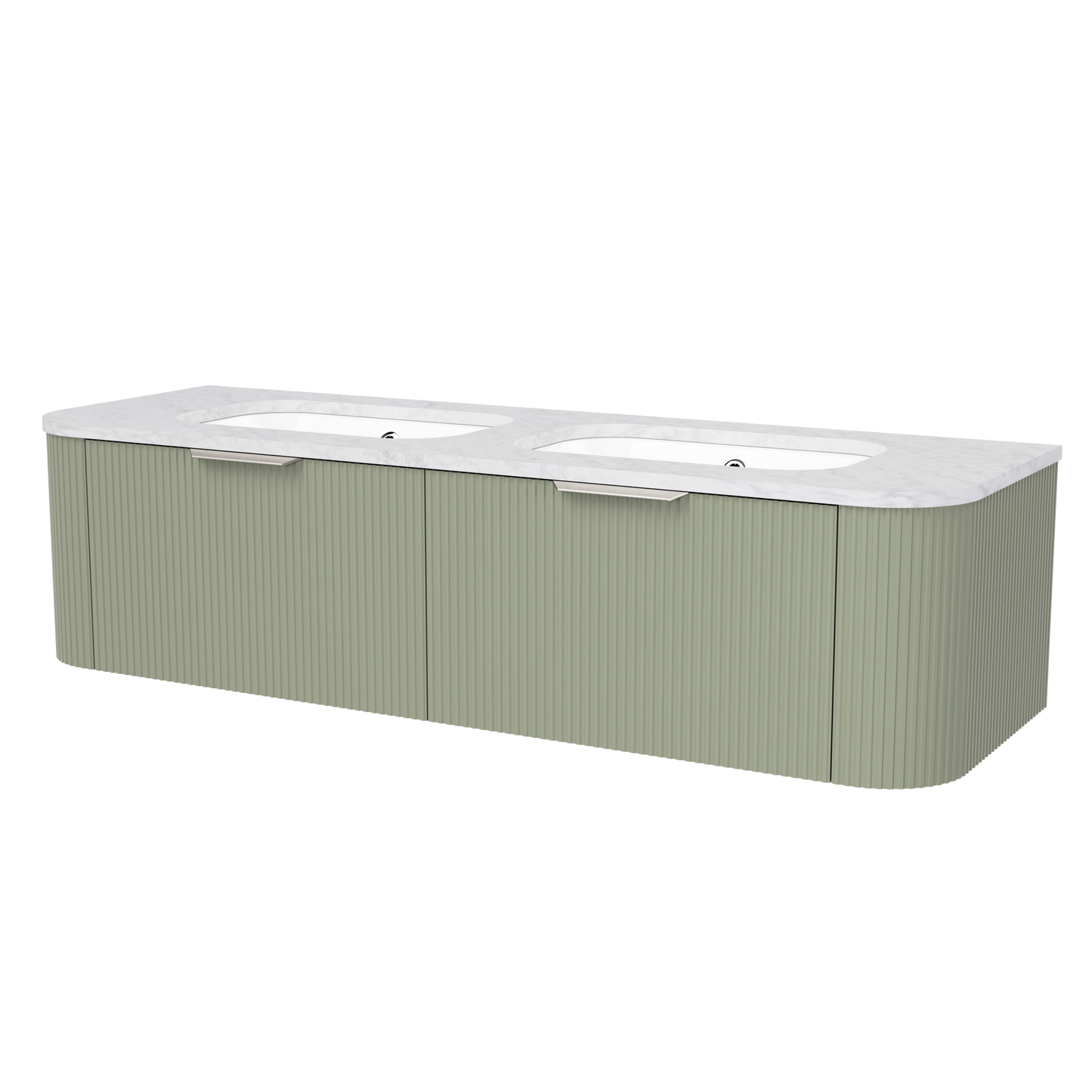 Adelaide Wall Mount Double Vanity 60 Inch