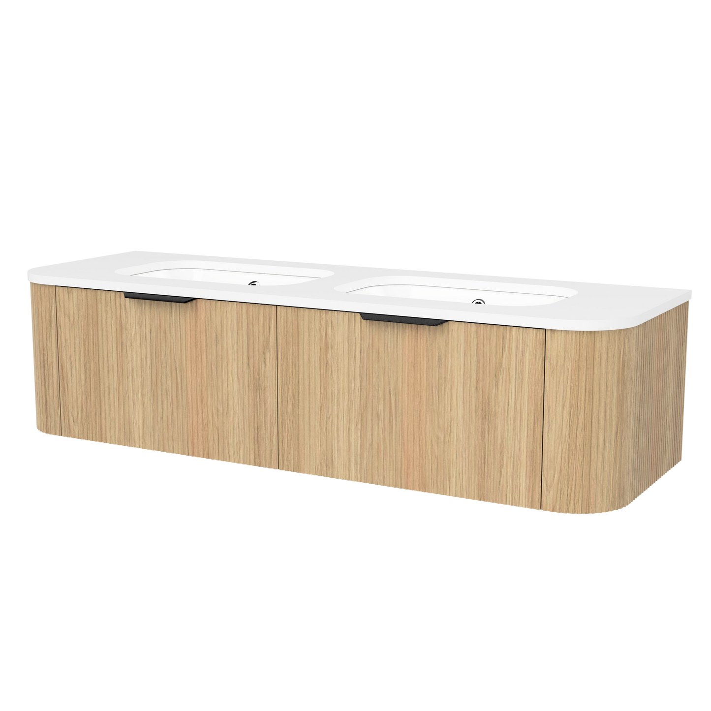 Adelaide Wall Mount Double Vanity 60 Inch