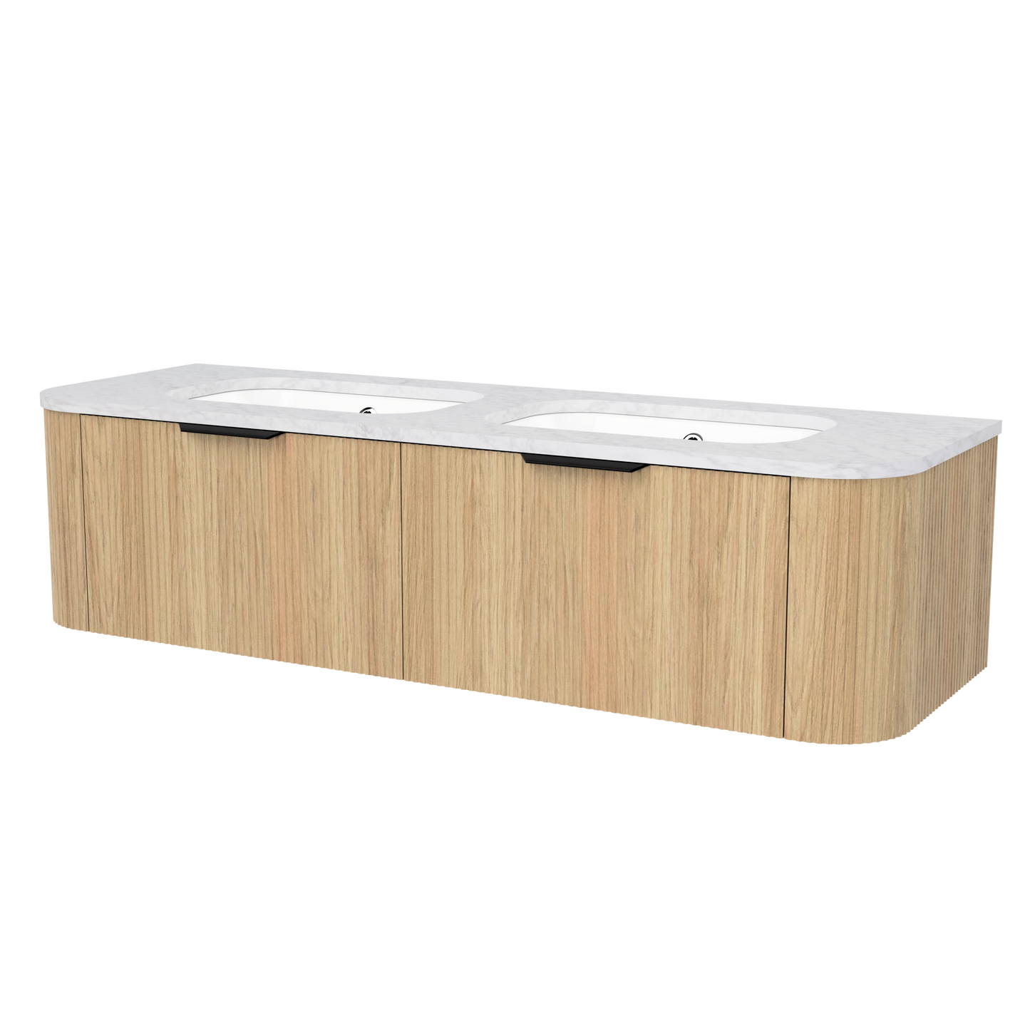 Adelaide Wall Mount Double Vanity 60 Inch