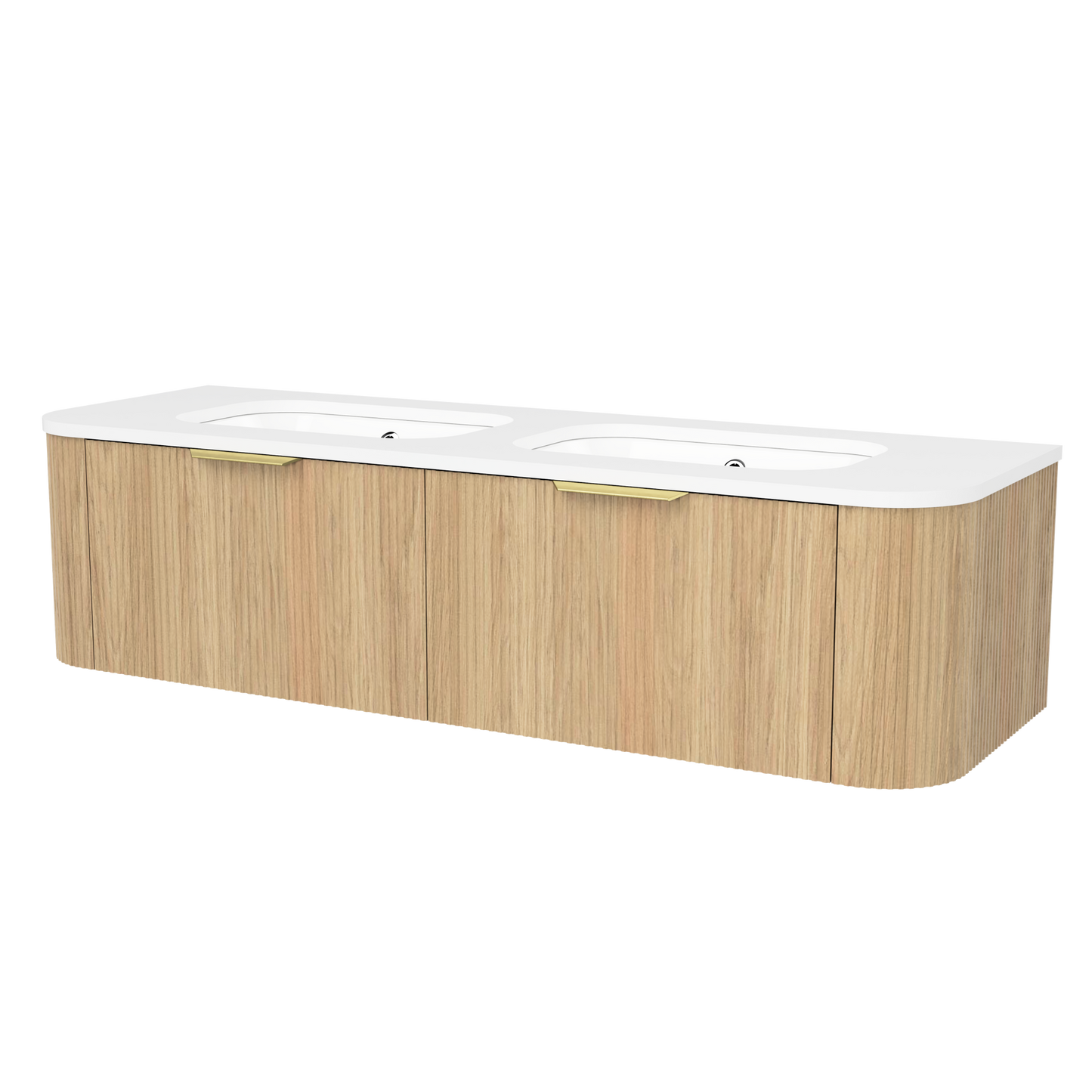 Adelaide Wall Mount Double Vanity 60 Inch