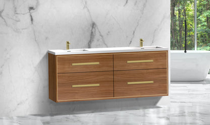 Apogee 72D" Wall hung Vanity Cabinet