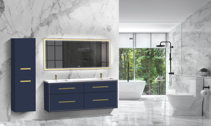 Apogee 72D" Wall hung Vanity Cabinet