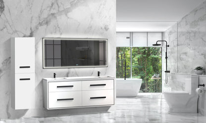 Apogee 72D" Wall hung Vanity Cabinet