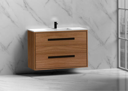 Apogee 36" Wall hung Vanity Cabinet
